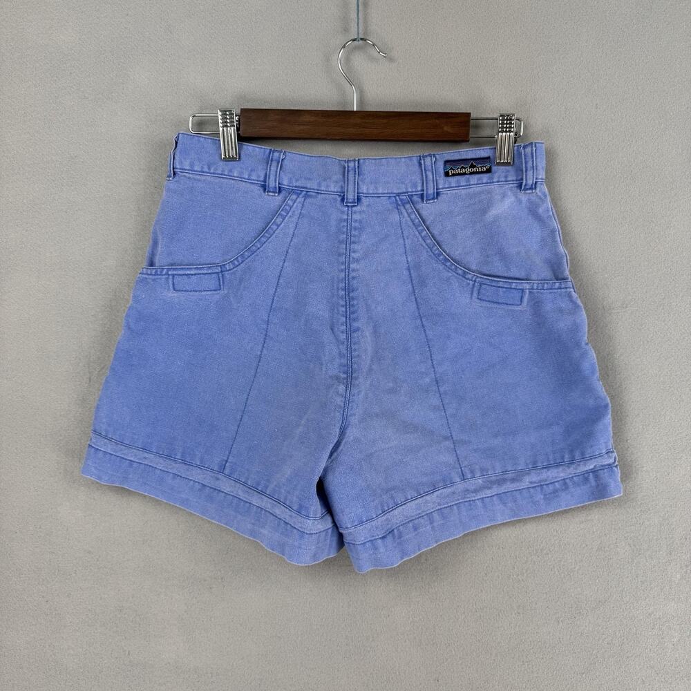 Vintage Patagonia Stand Up Shorts Mens 30 Blue Cotton Canvas Chino 4" Inseam